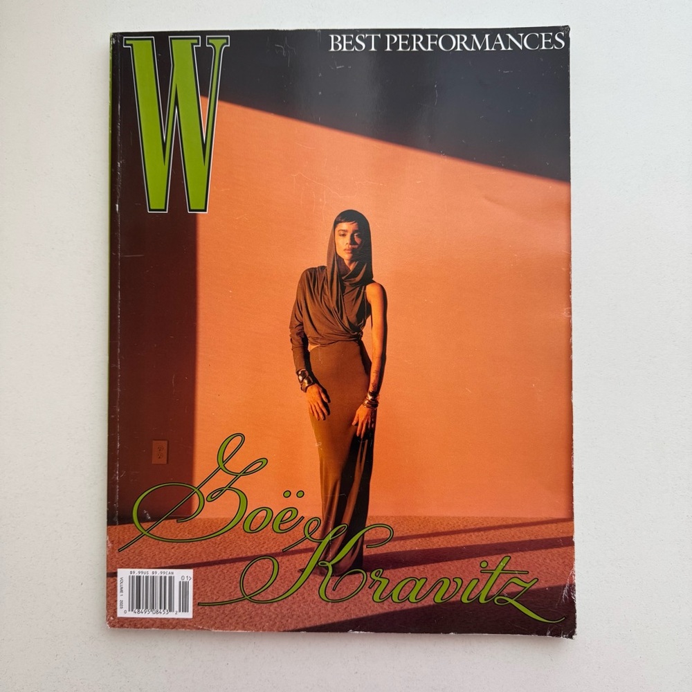 W Magazine with Zoë Kravitz cover